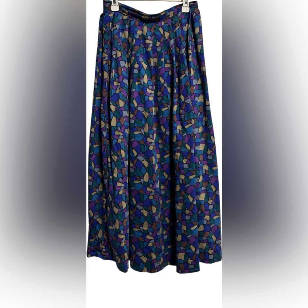Vintage Mosaic Patterned Women's Skirt